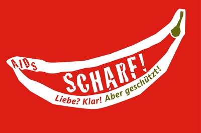 Eine gezeichnete rote Paprikaschote, auf der Scharf steht