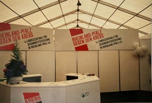Ein Messestand