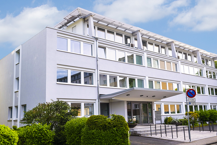 Ein Bürogebäude, in dem die LZG ihren Sitz hat.