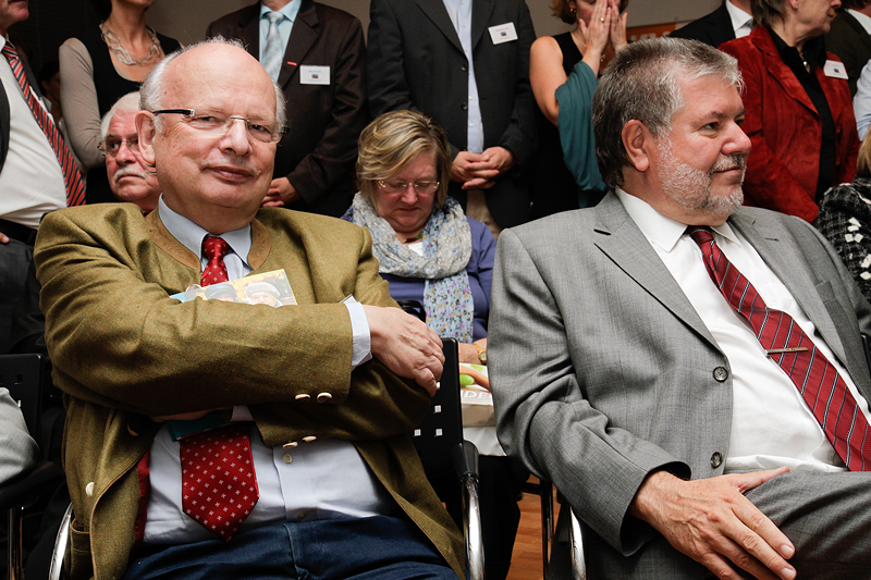 Gündungsvorsitzender Prof. Dr. R. Vogel und Ministerpräsident Kurt Beck 2010