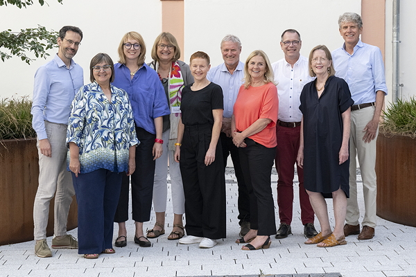 Ein Gruppenfoto vom Vorstand der LZG